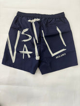 JUST CAVALLI Stamp Logo Graffiti Nylon Shorts - Gravity NYC